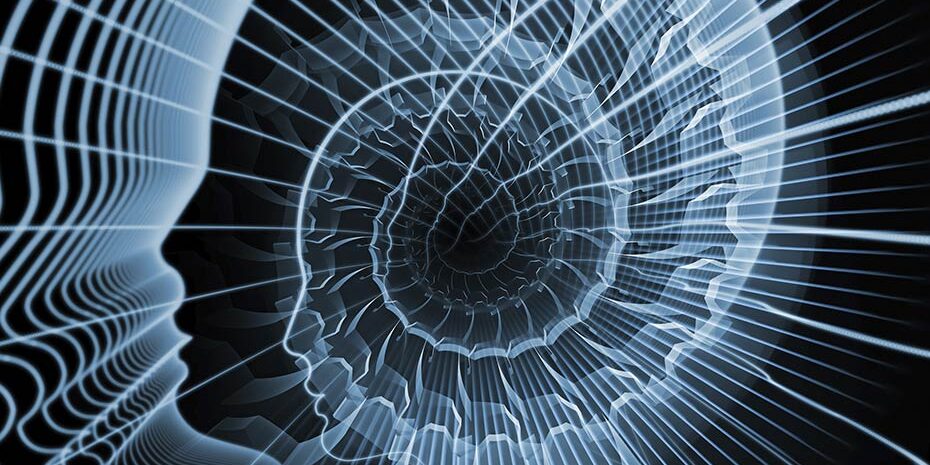 Saiba o que acontece com seu cérebro em uma sessão de REIKI silhueta de uma cabeça mostrando o campo biomagnético em uma sessão de reiki