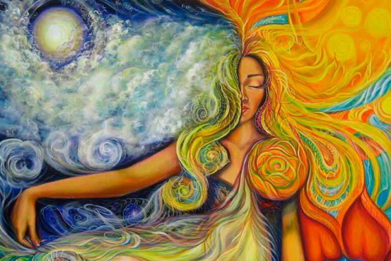 imagem da energia feminina