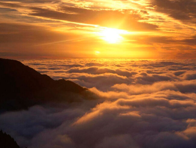 Você não é seus sentimentos Pôr do sol