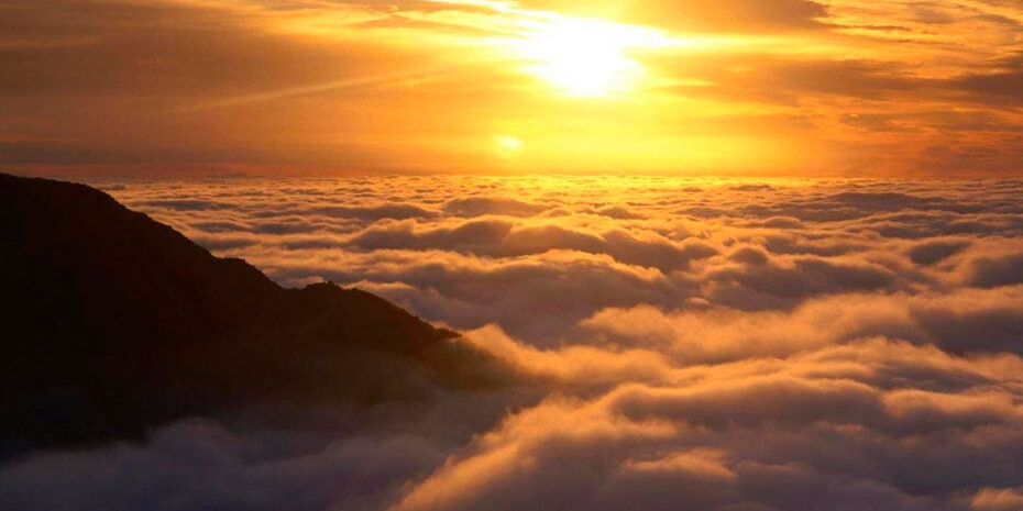 Você não é seus sentimentos Pôr do sol