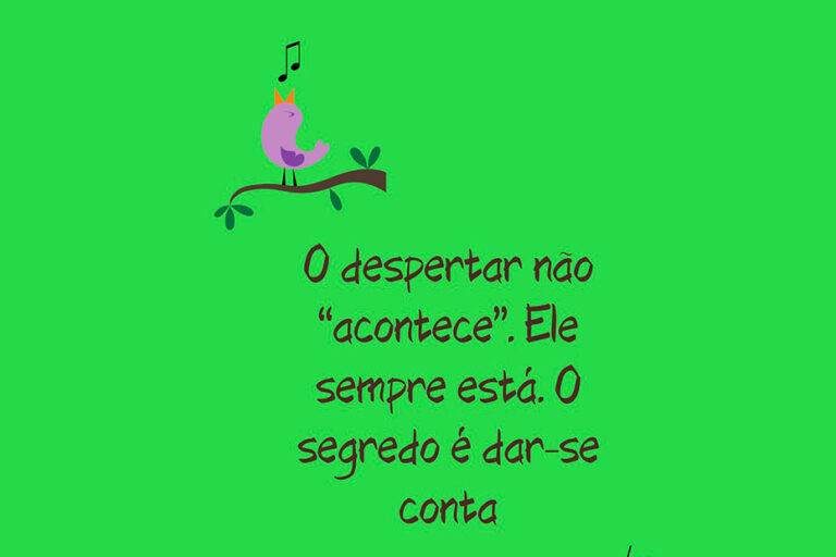 A certeza incerta do DESPERTAR