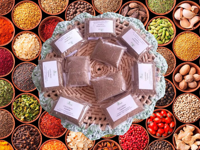 Chooran é um pó digestivo Chooran é um pó digestivo