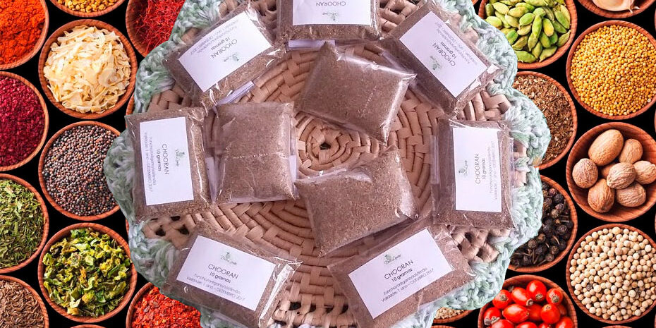 Chooran é um pó digestivo Chooran é um pó digestivo